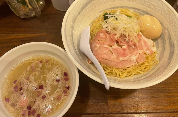 「味玉つけ麺(塩)」@貝出汁中華そば 貝香屋の写真