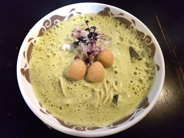 「【弘明寺丿貫×煮干結社5周年記念】アイスニラヴァーナ900円」@煮干結社 弘前店の写真