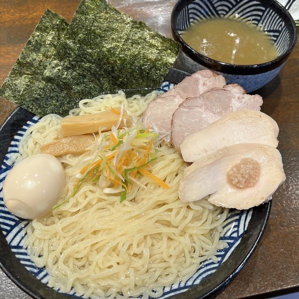 「得 つけ麺（塩）大盛250g」@麺場 飛猿の写真