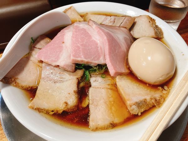 「肉そば醤油並」@湯の台食堂の写真