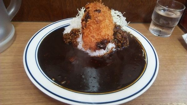 「クリームコロッケカレー 700円」@キッチン南海 神保町店の写真