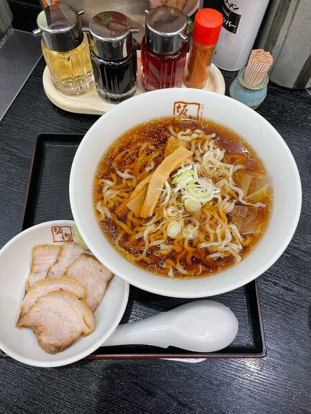 「和風冷やしラーメン(820円)」@喜多方ラーメン 坂内 西蒲田店の写真