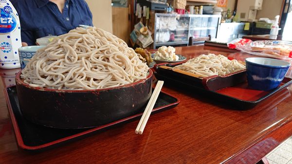 「特盛 もりそば」@むさし家の写真