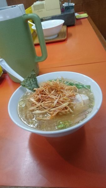 「ネギらーめん」@本格的豚骨そば まりぼの写真