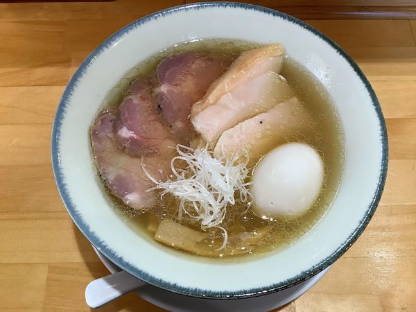 「特製中華そば　塩」@中華そば 一清の写真