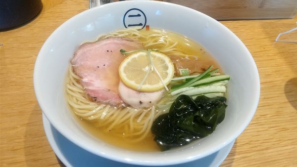 「冷やしイリコそば1000円」@中華そば 二階堂の写真