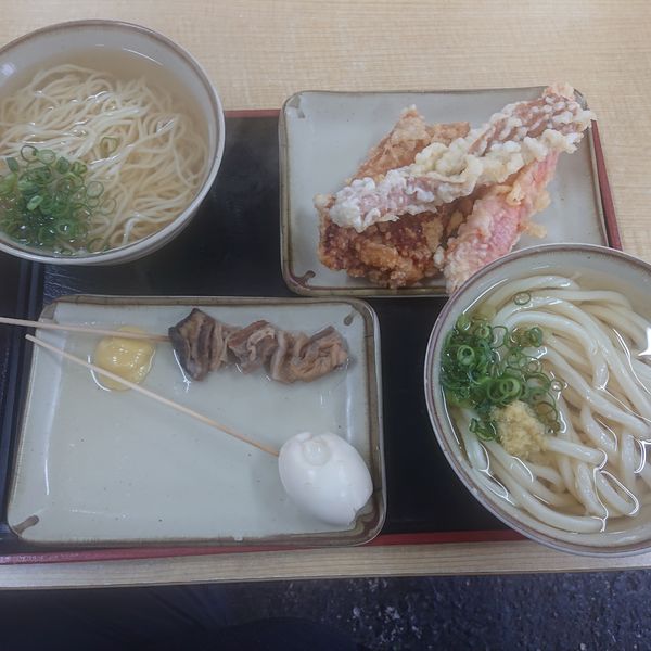 「中華そば(1玉)350円他」@手打ちうどん ひさ枝の写真