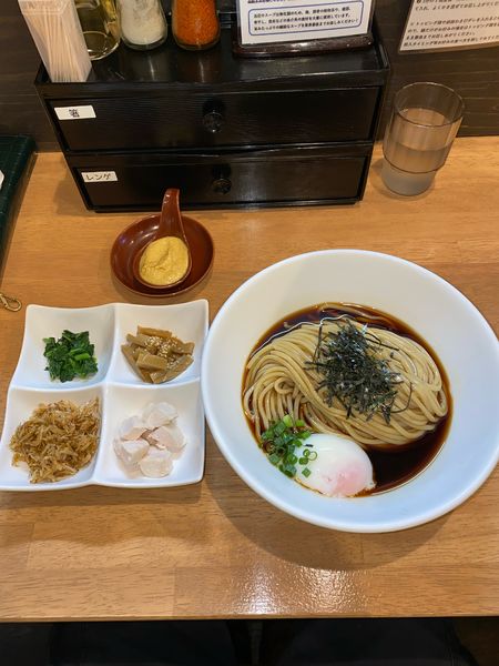 「がごめ昆布水の冷製まぜそば大盛¥1,100円」@麺処 湯咲の写真