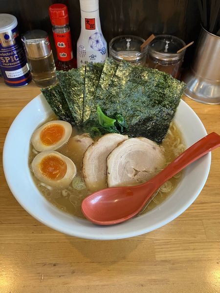 「のりちゃったま（中盛）」@ラーメン大桜 東神奈川駅前店の写真