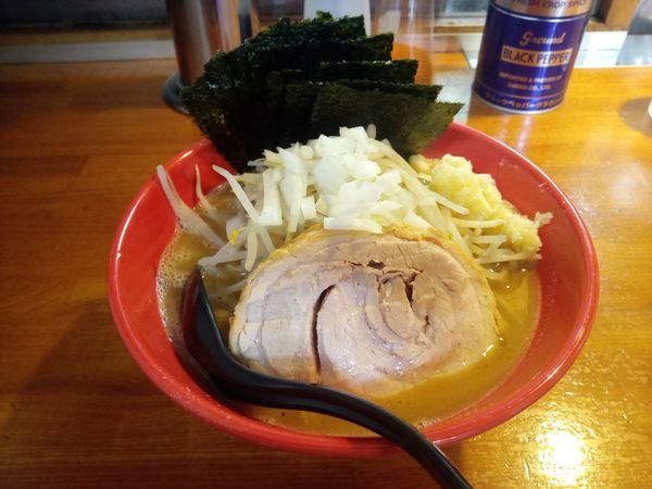 「ラーメン(豚1枚)＋海苔」@麺屋 もりのの写真