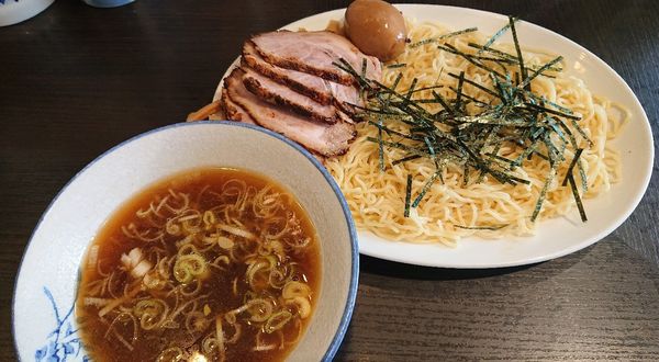 「つけそば チャーシュー1.5玉，味付け玉子   1430円」@ラーメン専門の店 大勝の写真