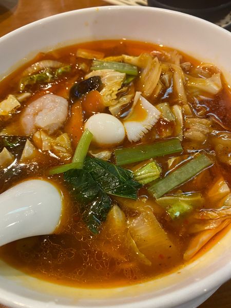 「辛口しまめん」@中華菜館しまの写真