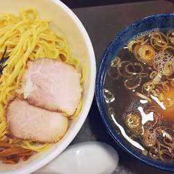 つけ麺風（中盛）＋味付玉子