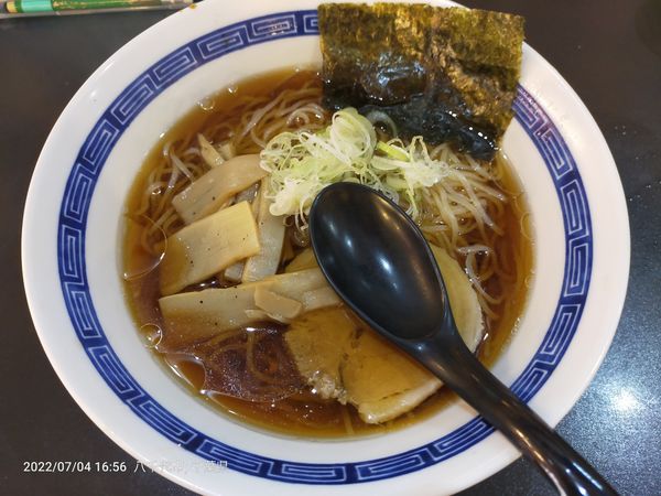 「醤油ラーメン」@ラーメン明日香 勝田台店の写真
