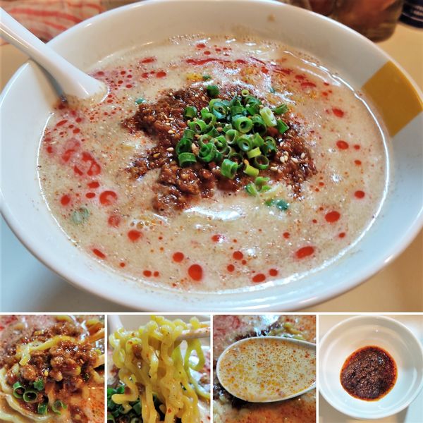 「白胡麻担々麺　1000円」@塩生姜らー麺専門店 MANNISH 浅草店の写真