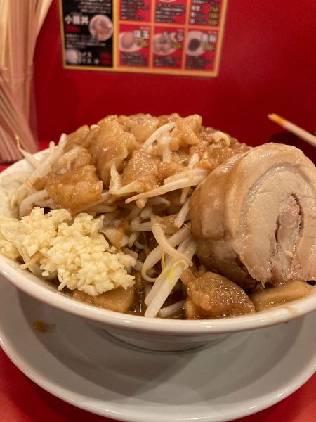 「超極太麺ラーメン」@ボディブローの写真