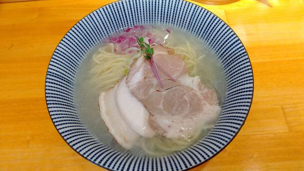 「【限定】ゆず香る冷やし貝だし麺・塩(¥950)」@貝だし麺 きた田の写真