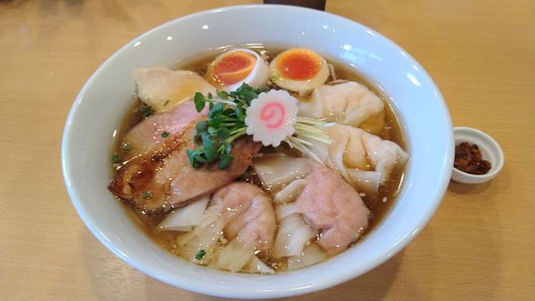 「特製ワンタンメン(醤油)¥1250-」@麺屋 木ノ下の写真