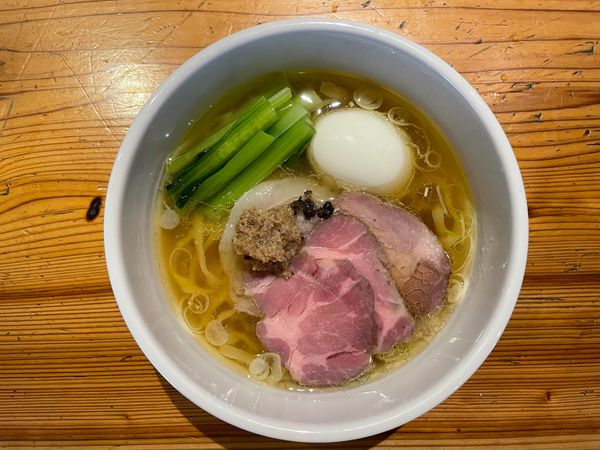 「特製3種地鶏の重ね中華そば」@麺処 図鑑の写真