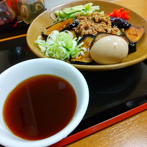「【夏季限定】冷しナス麺（￥980）」@定食や・中華そば 代一元の写真