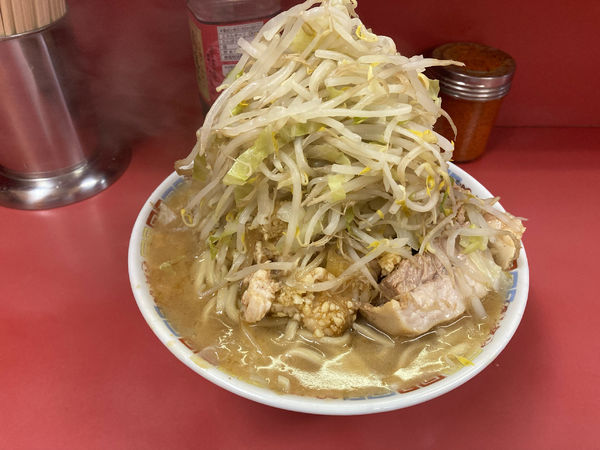 「大ラーメン豚4枚(ニンニクアブラカラメ)」@ラーメン二郎 ひばりヶ丘駅前店の写真