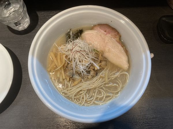 「あさりのらーめん 780円 塩・細麺」@らーめん 三極志の写真