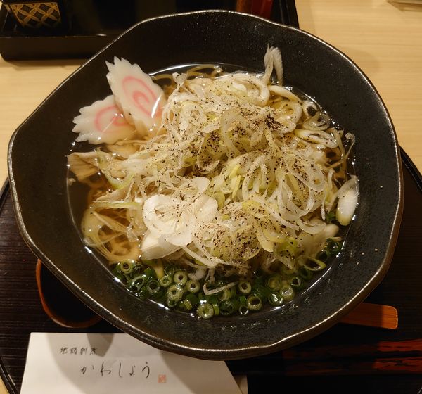 「肉中華(900円)」@地鶏割烹 河松の写真