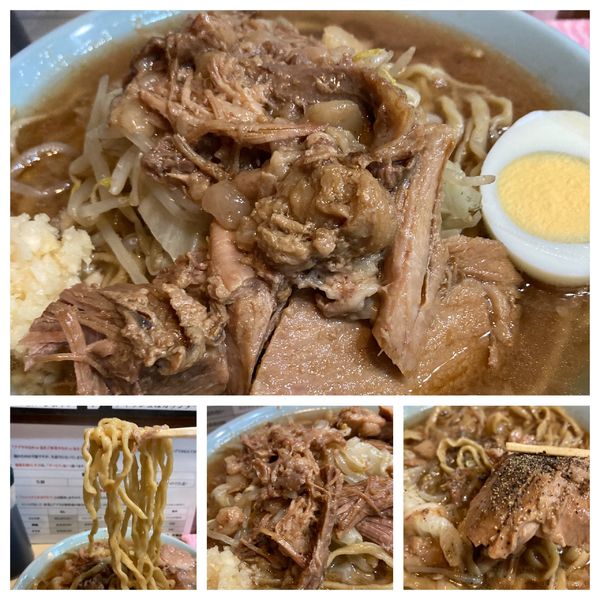 「ラーメン（300g）サービス生卵」@ラーメン富士丸 平塚店の写真