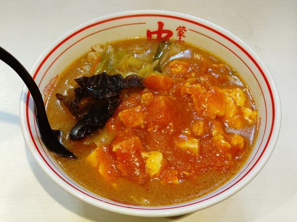 「蒙古タンメン+生卵」@蒙古タンメン 中本 御徒町店の写真