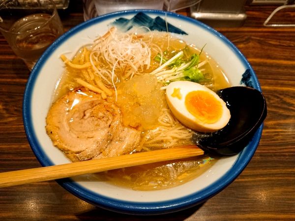 「【限定】冷やし柚子塩麺」@AFURI 横浜ジョイナス店の写真