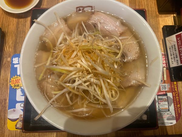 「ネギチャーシューメン」@喜多方ラーメン 坂内 石川町店の写真