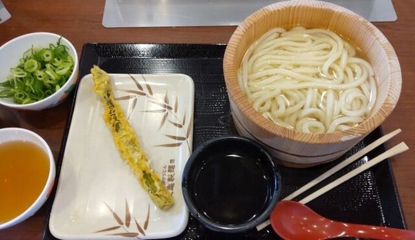 「釜揚並290円」@丸亀製麺 米沢店の写真