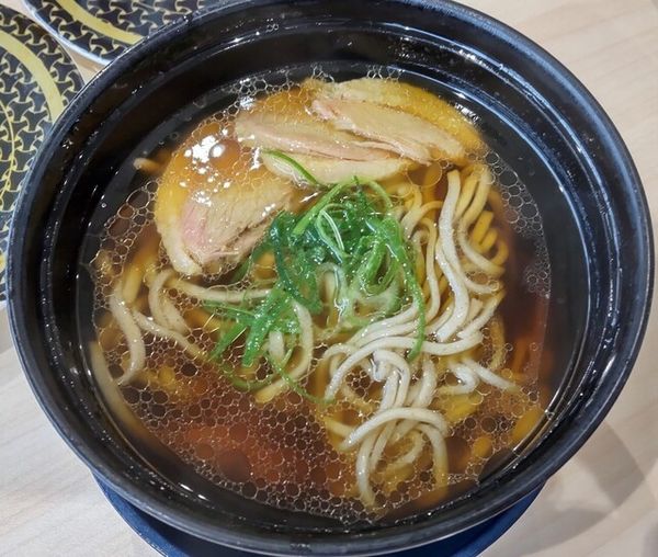 「鴨蕎麦」@はま寿司 山形馬見ヶ崎店の写真