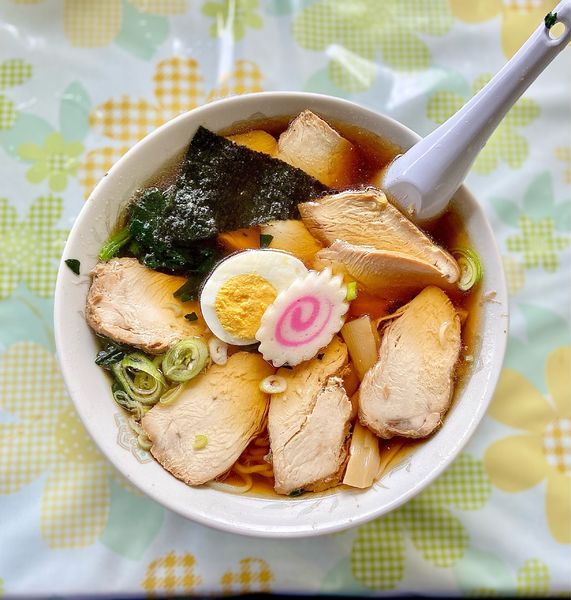 「チャーシューメン【鶏むね】」@たまや食堂の写真