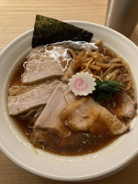 「チャーシューメン、醤油」@長岡食堂 東京ラーメン横丁店の写真