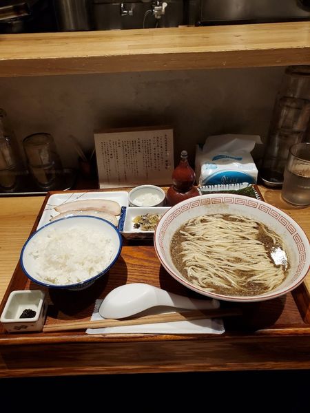 「鯖定食」@炭火焼濃厚中華そば 海富道の写真