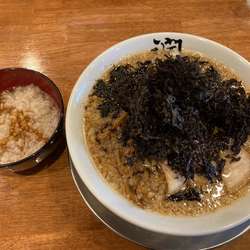 岩のり中華　+ トッピング鬼脂