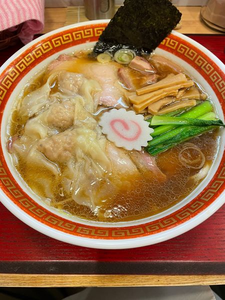 「ワンタン麺　焼豚」@麺創庵 砂田の写真