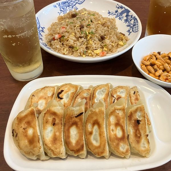「W餃子&チャーハンセット769円他」@バーミヤン 千葉ニュータウン中央店の写真