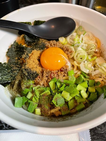 「台湾まぜそば 大盛」@天雷軒 神谷町の写真