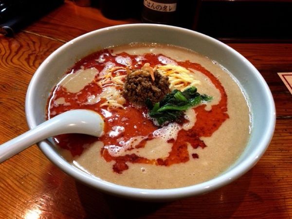 「汁あり担担麺」@担々麺 天天の写真