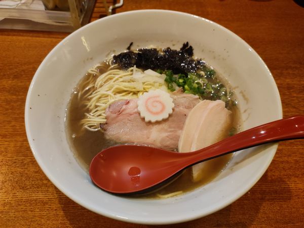 「特製煮干そば　ニボ玉」@麺屋 烈の写真