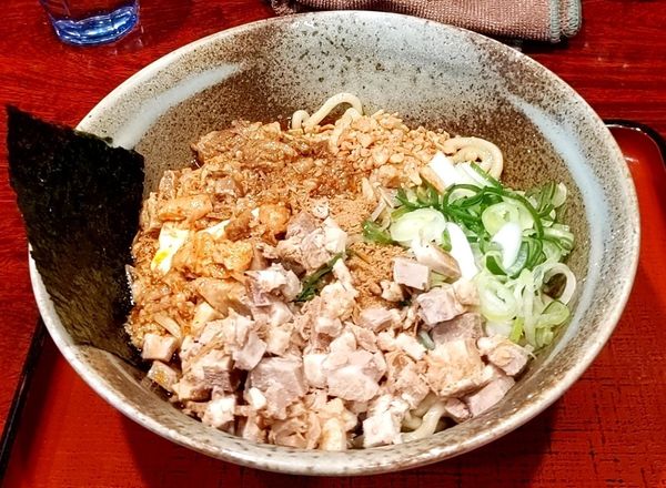 「ぽん酢まぜそば（小）」@食処 渓の写真