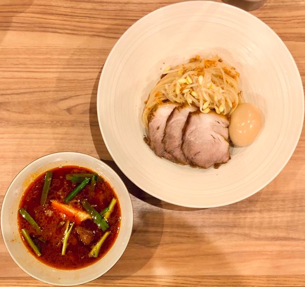 「★＜水曜日特別営業＞旨辛スタミナつけ麺🍜¥1,200」@麺処 ほん田 秋葉原本店の写真