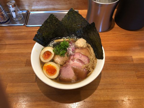 「特製煮干しそば」@麺処 いち林の写真