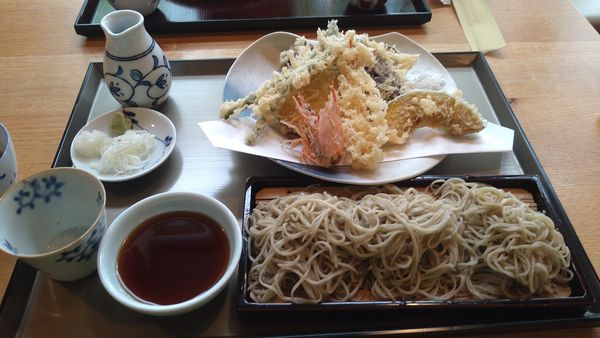 「生粉打ち天せいろ¥2000-」@蕎麦切り わたなべの写真