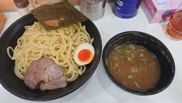 「令4・7・7豚骨魚介つけ麺900g(830円)」@龍源 矢向店の写真