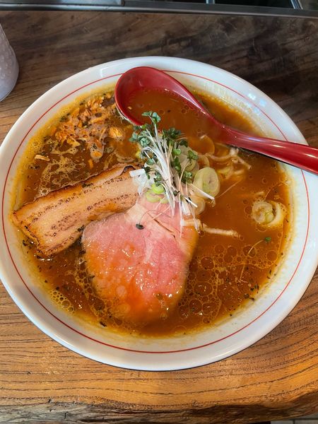 「スパイスカレーラーメン(1000円)」@ひよこラーメンの写真