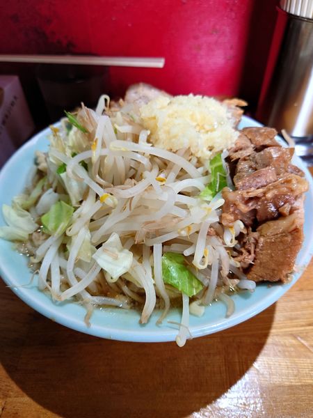 「チャーシュー麺　ニンニク」@ラーメン髭の写真