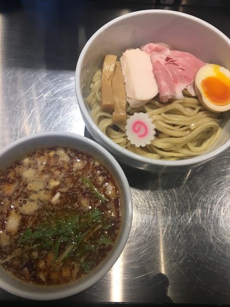 「辛つけ麺(790円)」@荒節中華にはらいの写真